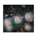 Miniatyrbillede 2 af 2: LED solarguirlande - Ikke specificeret - 4,5 m - Kold hvid - Sort kabel - Udendørs have Svart