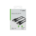 Miniatyrbillede 3 af 4: Belkin USB-A til Lightning kabelpakke med 2 - sort - 1 m