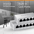 Pikkukuva 4 / 4: Zyxel Switch Ethernet GS-108B v5 8-porttinen Gigabit ei-hallittava kotiverkkoon