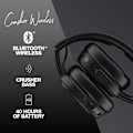 Miniatyrbillede 3 af 3: Bluetooth hovedtelefoner - SKULL CANDY - CRUSHER BT - Sort - Stereo haptiske bas - 4 timers batterilevetid