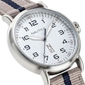 Pikkukuva 2 / 3: Montre Nautica N83 Wakeland NAPWLF921 Quartz Miehet - Harmaa - Kankaat - 10 Atm - Urheilu Grå