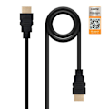 Pikkukuva 1 / 3: Nanokaapeli HDMI V2.0, 2 m, 2 m, HDMI Type A (vakio), HDMI Type A (vakio), 3840 x 2160 pikseliä, 3D-yhteensopivuus, musta