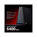 Miniatyrbillede 3 af 6: Router - TP LINK - Archer GXE75 - Wi-Fi 6E Tri-band - 5 Ethernet-porte - Kompatibel med Alexa