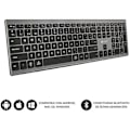 Miniatyrbild 2 av 2: Subblim Pure Bluetooth Extended Wireless Full Keyboard Kompatibel med Android, iOS, Mac OS och Windows-enheter, Svart