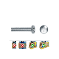Miniatyrbild 2 av 2: GENERISK - Metrisk skruv Philips Din 7985 5x10 Zink. Box 500 Uni. Celo