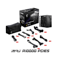 Miniatyrbillede 2 af 6: Strømforsyning PC - MSI - 306-7ZP7C11-CE0 - MPG A1000G PCIE 5 - ATX 3.0 - 80+ Guld