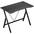 Miniatyrbillede 1 af 4: Bureau gaming HUZARO HERO 1.4 Sort, Ergonomisk Bureau, PC Gaming, IT, Gamer, Spil Bureau, 100x50x75cm sort