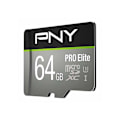 Pikkukuva 2 / 4: PNY Pro Elite 64 Gt Micro SD -muistikortti - Class XC Class 10 / UHS-I U3A1 V30+SD