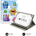 Miniatyrbillede 2 af 2: Subblim Universal Tablet Case 3 synsvinkler, holdbart silikone monteringssystem, trykt (monstre) Monster