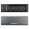 Miniatyrbillede 4 af 4: Qoltec - 52267 - Pocketcase | SSD Bay M.2 | SATA | NGFF | USB-C | Super Speed 6 Gb/s | 2 To | Grå