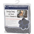 Miniatyrbild 1 av 2: Baksätesöverdrag för hundar - DOG GONE SMART - Grå - Absorberande mikrofiber - Halkfri - Säker grå
