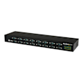 Pikkukuva 1 / 4: USB-sarjakeskitin - STARTECH - USB-16x DB9 RS232 -sovitin - Telineeseen asennettava - FTDI - Musta