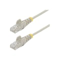 Miniatyrbillede 1 af 3: StarTech netværkskabel 1,5 m Grå (kabel - Grå Slank CAT6 patchledning 1,5 m) - N6PAT150CMGRS