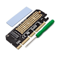 Miniatyrbillede 2 af 3: SAVIO ADAPTER AK-41 KORT OG M.2 INTERFACES ADAPTER