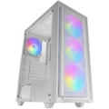 Miniatyrbillede 1 af 4: Gaming chassis ATX - Mars Gaming - MC-AIR - 4 FRGB 120mm blæsere - Mesh frontpanel - Hærdet glas hvid