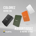 Pikkukuva 2 / 4: Langaton Power Bank - VARTA - Mag Pro - 5000 mAh - Yhteensopiva MagSafe ja Qi - Valkoinen Vit