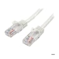 Pikkukuva 3 / 3: STARTECH Verkkojohto Cat5e UTP ilman koukkua - 10 m Valkoinen - RJ45-törmäyksenkestävä Ethernet-kaapeli - Patch-kaapeli