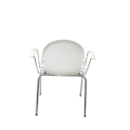 Miniatyrbild 4 av 4: PIQUERAS Y CRESPO Modelo Ves -Pack 4 sillas confides ergonÃ³micas con brazos fijos cromados y estructura cromada - Asiento y