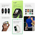 Miniatyrbillede 2 af 3: Smarte Armbånd - Xiaomi - Smart Band 9 Active - AMOLED Skærm - 14 dages batterilevetid - Vandafvisende 5 ATM Svart