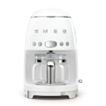 Miniatyrbillede 2 af 4: SMEG DCF02WHEU filterkaffemaskine - 10 kopper - 1050W - 1950'erne hvid