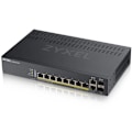 Pikkukuva 2 / 4: Ethernet-kytkin - ZYXEL - GS1920-8HPV2 - 8 Porttia - PoE - Modulaarinen - Toimistokäyttöön