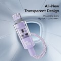 Miniatyrbillede 5 af 6: USB-C til Lightning-kabel, Hurtigopladning 20W, 1m - Baseus Gem (P1037300151111-00) - Nebula Purple