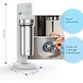 Pikkukuva 5 / 6: BRITA-soodakone - SodaTRIO Valkoinen - 1 Pullo 1L ja 1 CO2-sylinteri mukana
