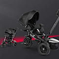 Miniatyrbillede 6 af 6: Trike Puslespil - QPLAY - Premium 6 i 1 - Sort - Justerbart sæde - 5 punkt sele