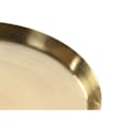 Miniatyrbillede 2 af 3: sidebord 37 x 37 x 50 cm glas blåguld jern