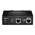 Miniatyrbild 2 av 4: TRENDNET TI-IG60 POE-injektor - 1 10/100 / 1000Base-T-ingångsport(ar) - 1 10/100 / 1000Base-T-utgångsport(ar) - 72 W - Skenmonterbar