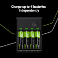 Miniatyrbillede 4 af 4: Lader - Green Cell - GC VitalCharger - Ni-MH - Micro USB og USB-C porte - 4 Kanaler