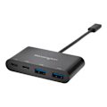 Pikkukuva 1 / 4: USB-keskitin - KENSINGTON - CH1000 - 4 USB 3.1 -porttia - USB Type C - Ulkoinen - Musta