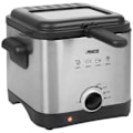 Miniatyrbillede 1 af 3: Princess 182612 Friture 1000 W non-stick belægning, overophedningsbeskyttelse sølv, sort