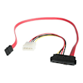 Pikkukuva 3 / 3: Kaapeliadapteri - StarTech - SFF-8482 -> SATA - 46 cm - LP4-virta - Punainen