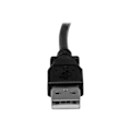 Pikkukuva 2 / 4: USB 2.0 - STARTECH - Tyyppi A Tyyppi B - 2 m - Vasemmalle kulma - Musta