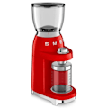 Pikkukuva 3 / 4: Smeg Kahvimylly 350g 150w punainen - CGF11RDEU Röd, Krom