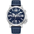 Miniatyrbillede 1 af 2: Montre - POLICE - PEWJD0021702 - Automatisk - Rustfrit stål - Vandmodstand 5 ATM Silver, Blå