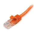 Miniatyrbillede 2 af 3: STARTECH Netværkskabel Cat5e UTP uden krokodilleklemme på 1 m - M/M - Orange