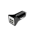 Miniatyrbillede 1 af 3: DOBBELT USB CIGAR LIGHTER ADAPTER 3.1A SORT GODKENDT