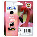 Miniatyrbillede 1 af 2: Epson T0871 Flamingo sort blækpatron