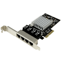 Pikkukuva 1 / 4: STARTECH PCI Express 4-porttinen Gigabit Ethernet -verkkokortti Intel I350 -piirisarjalla - PCI Express x 4
