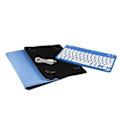 Miniatyrbillede 3 af 3: SilverHT 19142, Foldbar kuffert, Universal, 25,6 cm (10,1"), Bluetooth, Tastatur, Sort, Blå, Hvid