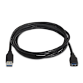 Miniatyrbillede 2 af 2: Aisens integrationskabel - A105-0042 - Sort USB kabel 2 m