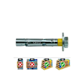 Miniatyrbild 1 av 2: GENERISK - Dnbolt Dt8-C (M8X45) Platt zinkskruv. Eta 250 Uni. Celo