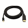 Miniatyrbillede 2 af 2: V7 - V7MDP2DP-03M-BLK-1E - DisplayPort-Kabel - Mini DisplayPort (M) til DisplayPort (M) - 3 m - Sort