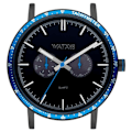Miniatyrbillede 1 af 4: Ur - WATX&COLORS - RACE WXCA2746 - Quartz - Analog - Rustfrit stål Svart grå