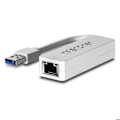 Pikkukuva 2 / 2: USB 3.0 - Gigabit - TRENDnet - TU3-ETG - 1 Ethernet-portti - Taaksepäin yhteensopiva USB 2.0 - Nopeus 2Gb/s