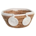 Miniatyrbillede 1 af 3: centerpiece 30 x 30 x 14 cm naturhvid boho