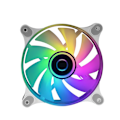 Miniatyrbillede 2 af 4: Mars Gaming MF-3D RGB PC Case Fan - hvid - 12 cm