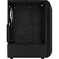 Miniatyrbild 4 av 5: AEROCOOL Bionic G Black (V2) - Låda utan strömförsörjning - Medium torn - ATX-format
